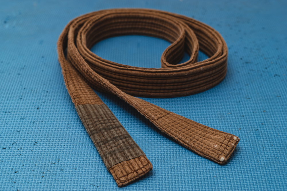 brown jiu jitsu belt