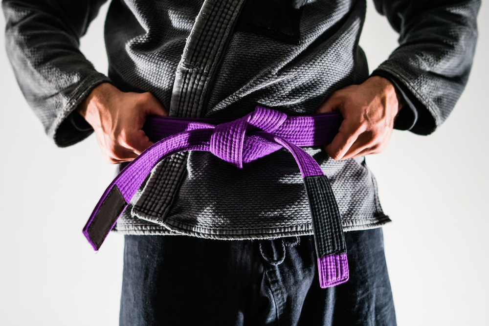 purple jiu jitsu belt