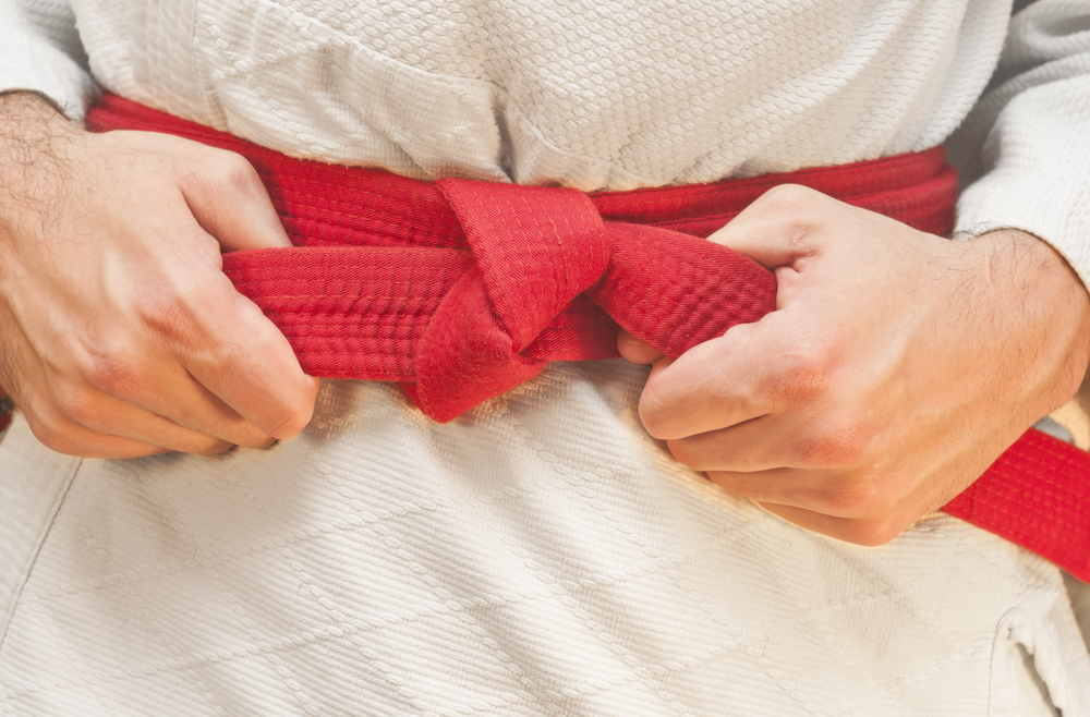 what is a red bjj belt